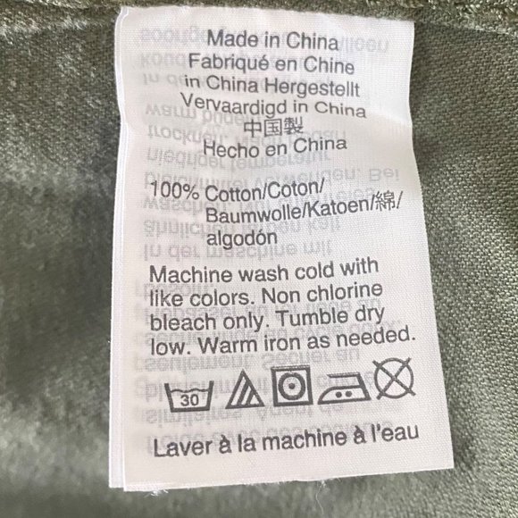 Madewell Surplus Jacket Women's Small Army Green Utility Full-Zip Long-Sleeve - Picture 11 of 14